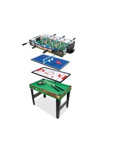 TAVOLO DA GIOCO 4 IN 1 CALCETTO PINGPONG  BILIARDO E HOCKEY CM 96X86X68