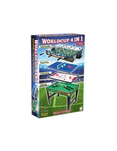 TAVOLO DA GIOCO 4 IN 1 CALCETTO PINGPONG  BILIARDO E HOCKEY CM 96X86X68
