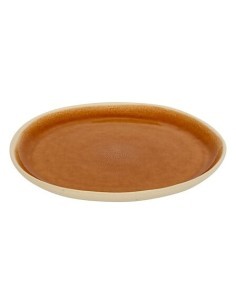 Piatto da Dessert Wonja, Ø 21 cm, Ocra, Faience, Collezione Wonja, Stile Etnico