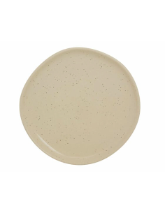 Piatto da Dessert Wonja, Ø 21 cm, Crema, Faience, Collezione Wonja, Elegante e Naturale