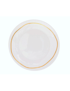 Piatto da Dessert Selena, Ø 18 cm, Bianco, Porcellana, Elegante, Compatto