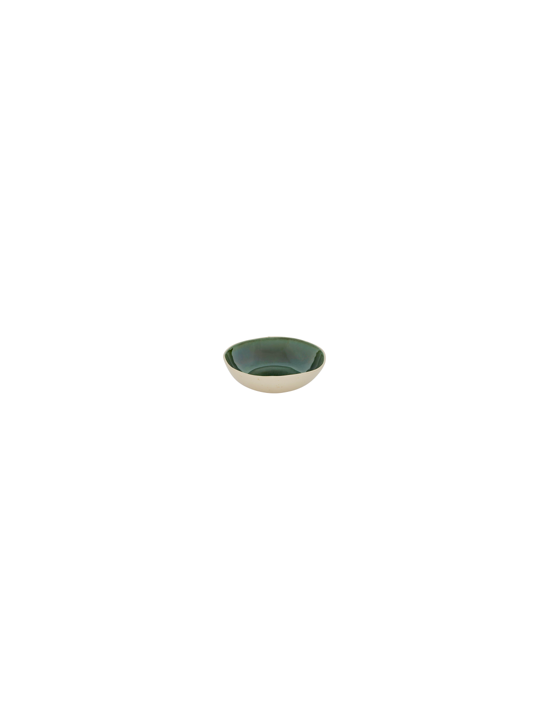 Piatto Fondo Wonja, Ø 19 cm, Verde, Faience, Collezione Wonja, Stile Naturale