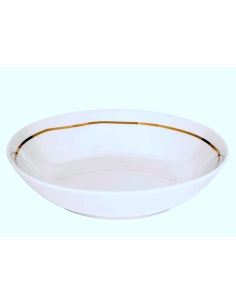 Piatto Fondo Selena, Ø 20 cm, Bianco, Porcellana, Elegante e Versatile