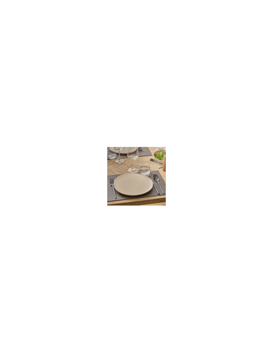 Piatto piano, Wonja, diametro 27 cm, crema, faience, 27 x 26,4 x 2,1 cm