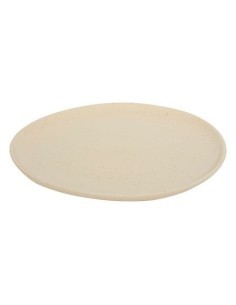 Piatto piano, Wonja, diametro 27 cm, crema, faience, 27 x 26,4 x 2,1 cm