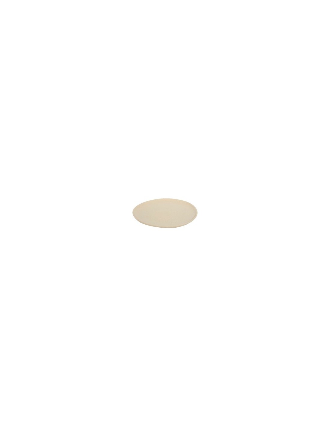 Piatto piano, Wonja, diametro 27 cm, crema, faience, 27 x 26,4 x 2,1 cm