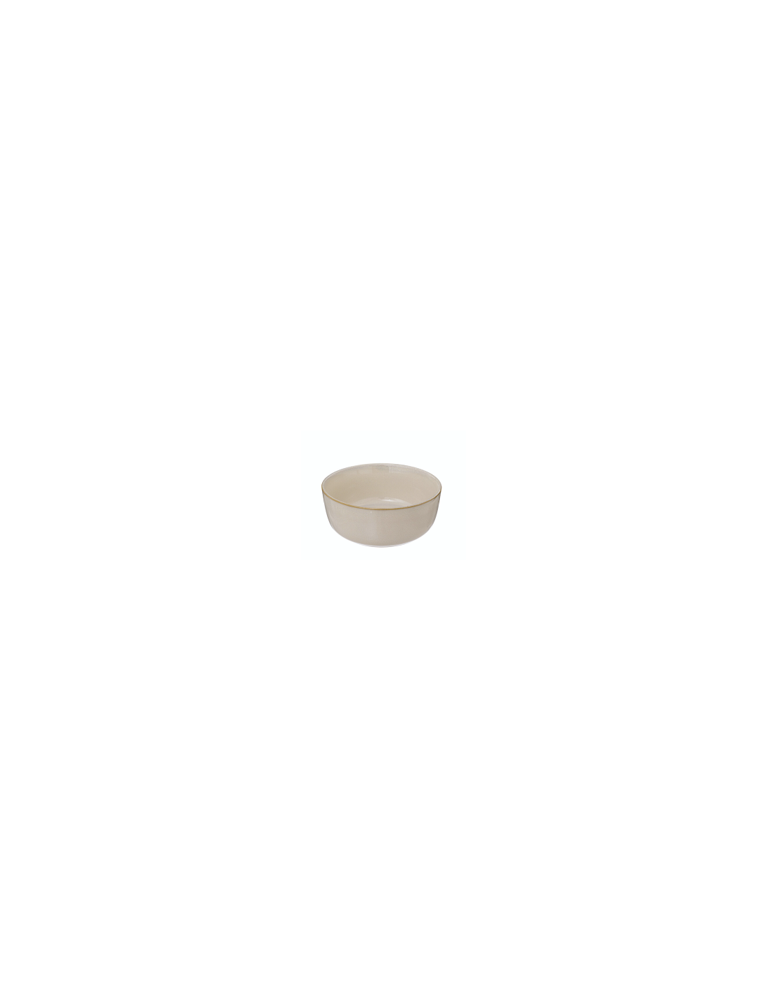 Ciotola, Terre Inconnue, diametro 15 cm, beige, faience, altezza 6,3 cm