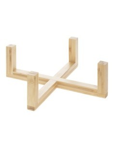 INSALATIERA IN CERAMICA CON BASE IN BAMBOO DIAMETRO 23 CM su TreG I...