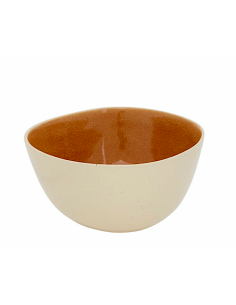 Insalatiera, Wonja, diametro 26 cm, ocra, faience, 26,2 x 25 x 12,5 cm