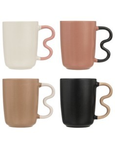 Tazza in ceramica Wavy Bliss 35 cl colori assortiti