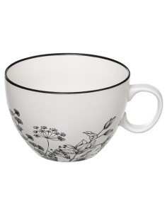 Ciotola da colazione Bianco floreale 45 cl colori assortiti