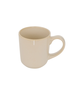 Tazza Terre Inconnue 42 cl, faience beige, diametro 9,3 cm, altezza 10,2 cm