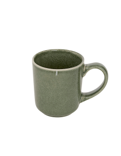 Tazza Terre Inconnue 42 cl, faience kaki, diametro 9,3 cm, altezza 10 cm