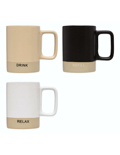 Mug Luca 36 cl in ceramica colori assortiti