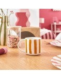 Tazza Chéri 34 cl, newbone assortita, 13,5 x 8 x 9,2 cm, colori rosa verde ocra
