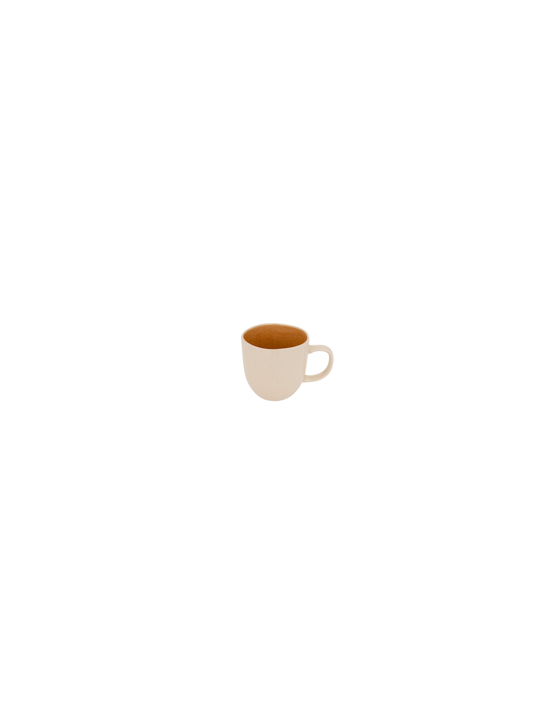 Tazza Wonja 44 cl, Faience ocra, 13,7 x 10,2 x 10 cm, collezione Wonja