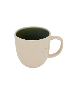 Tazza Wonja 44 cl, Faience verde, 13,7 x 10 x 10,2 cm, collezione Wonja