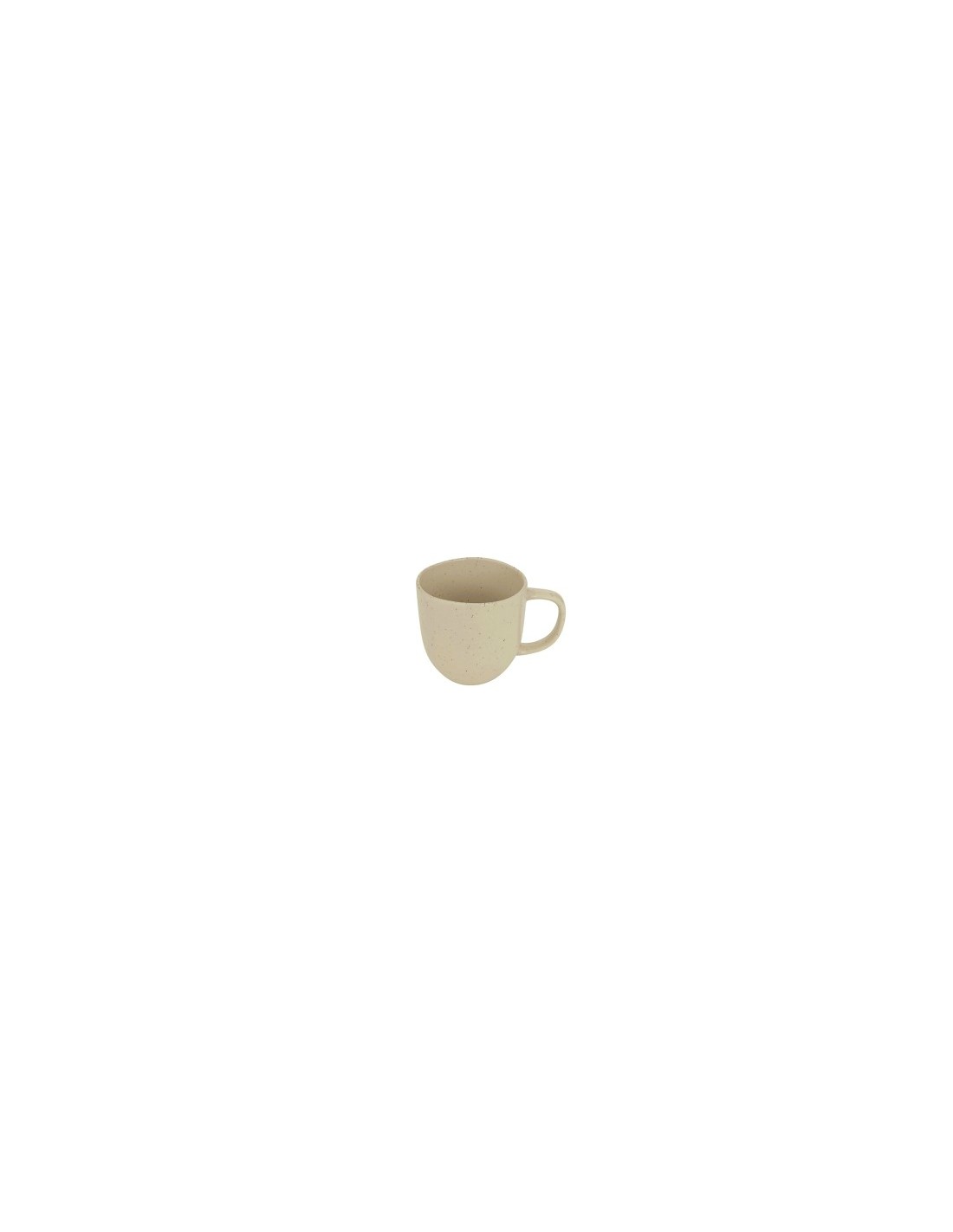 Tazza Wonja 44 cl, Faience crema, 13,7 x 10,2 x 10 cm, collezione Wonja