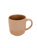 Tazza Chloé 36 cl, Stoneware moka, 12 x 8,8 x 9 cm, collezione Bellissima