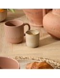 Tazzina espresso, Chloé, 11 cl, beige, stoneware, dimensioni 6,1x6,7 cm