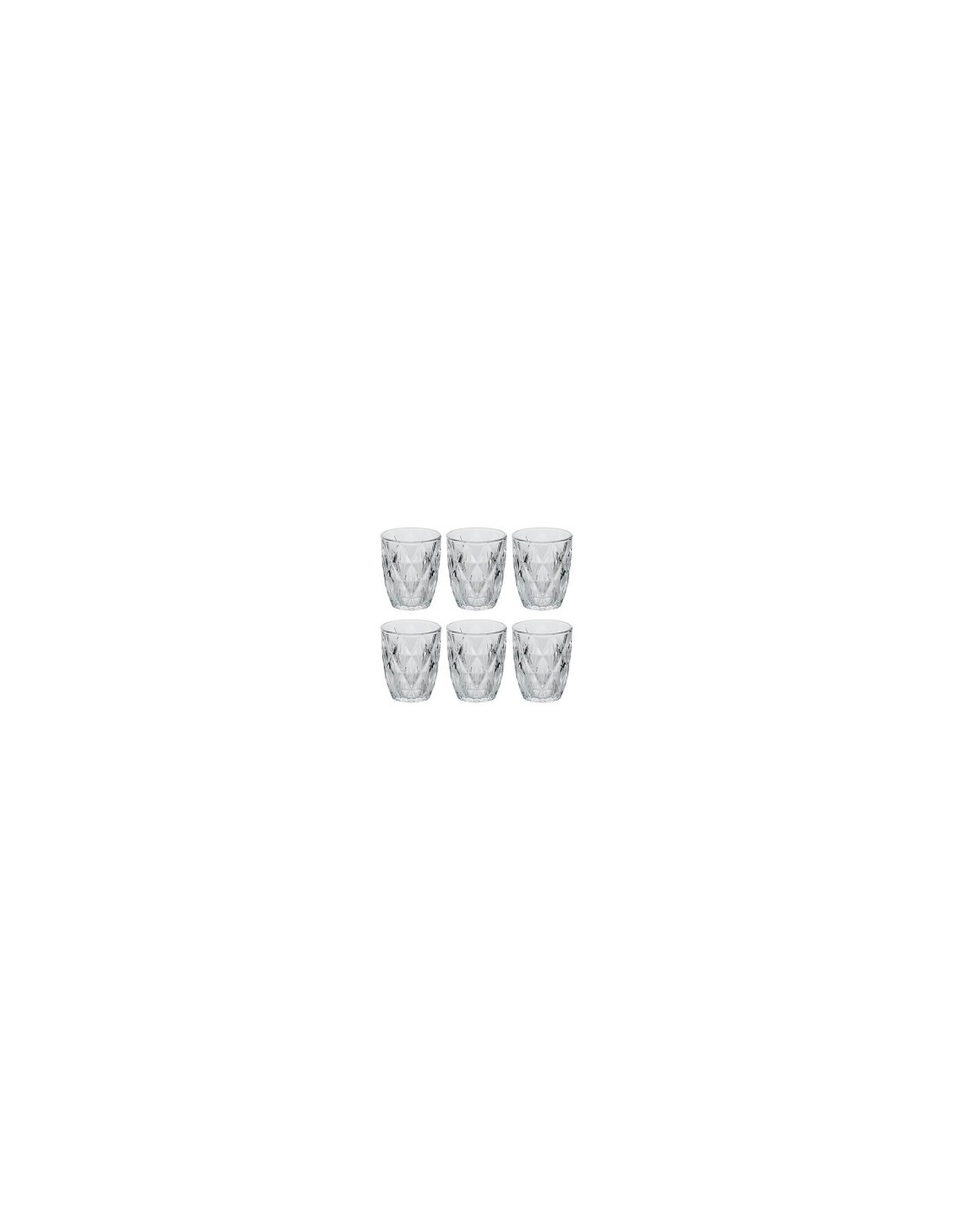 Bicchiere basso, Gob, 28 cl, vetro trasparente, dimensioni 8,1x10 cm