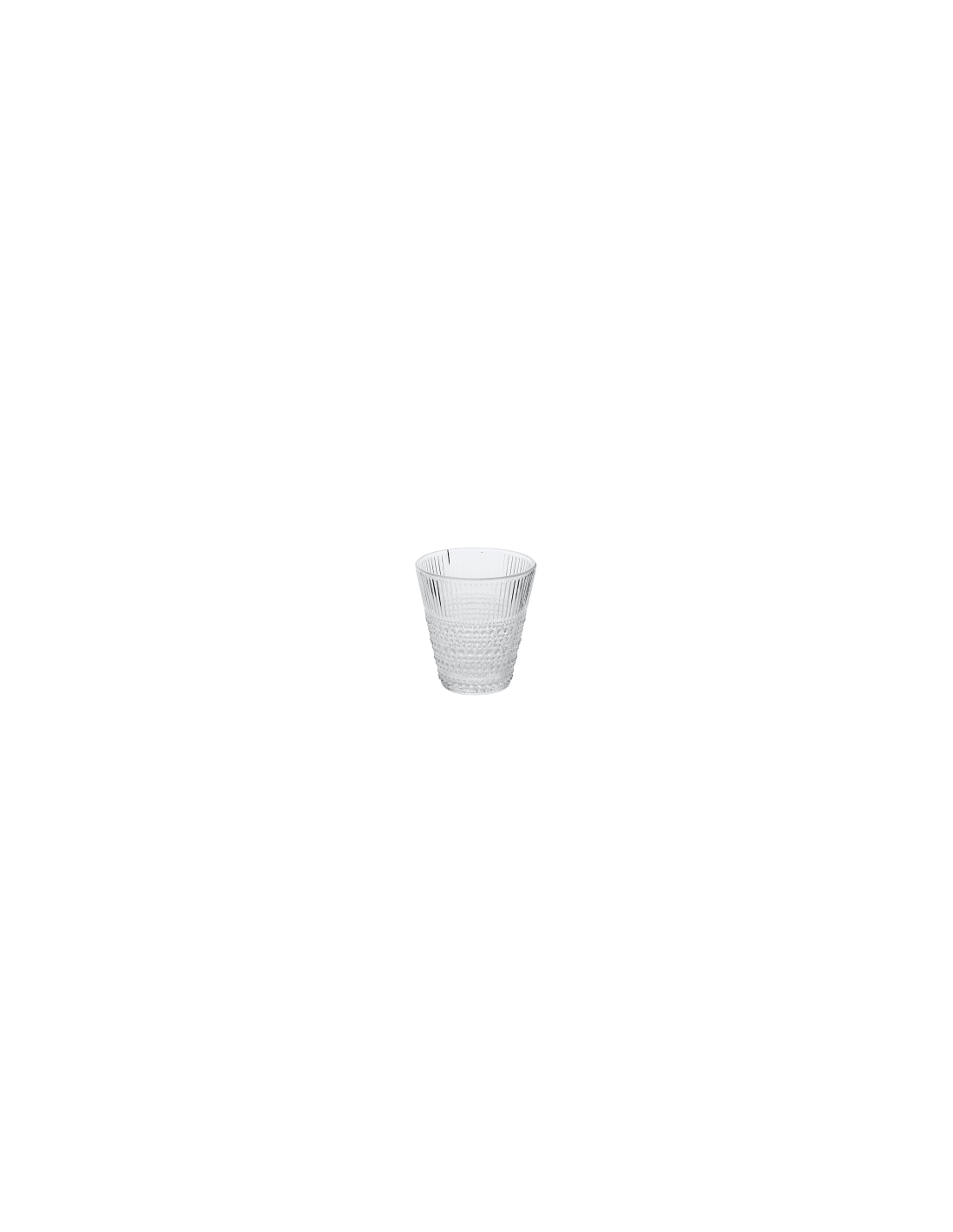 Bicchiere basso, Bolla Joa, 27 cl, vetro trasparente, dimensioni 9x9,6 cm