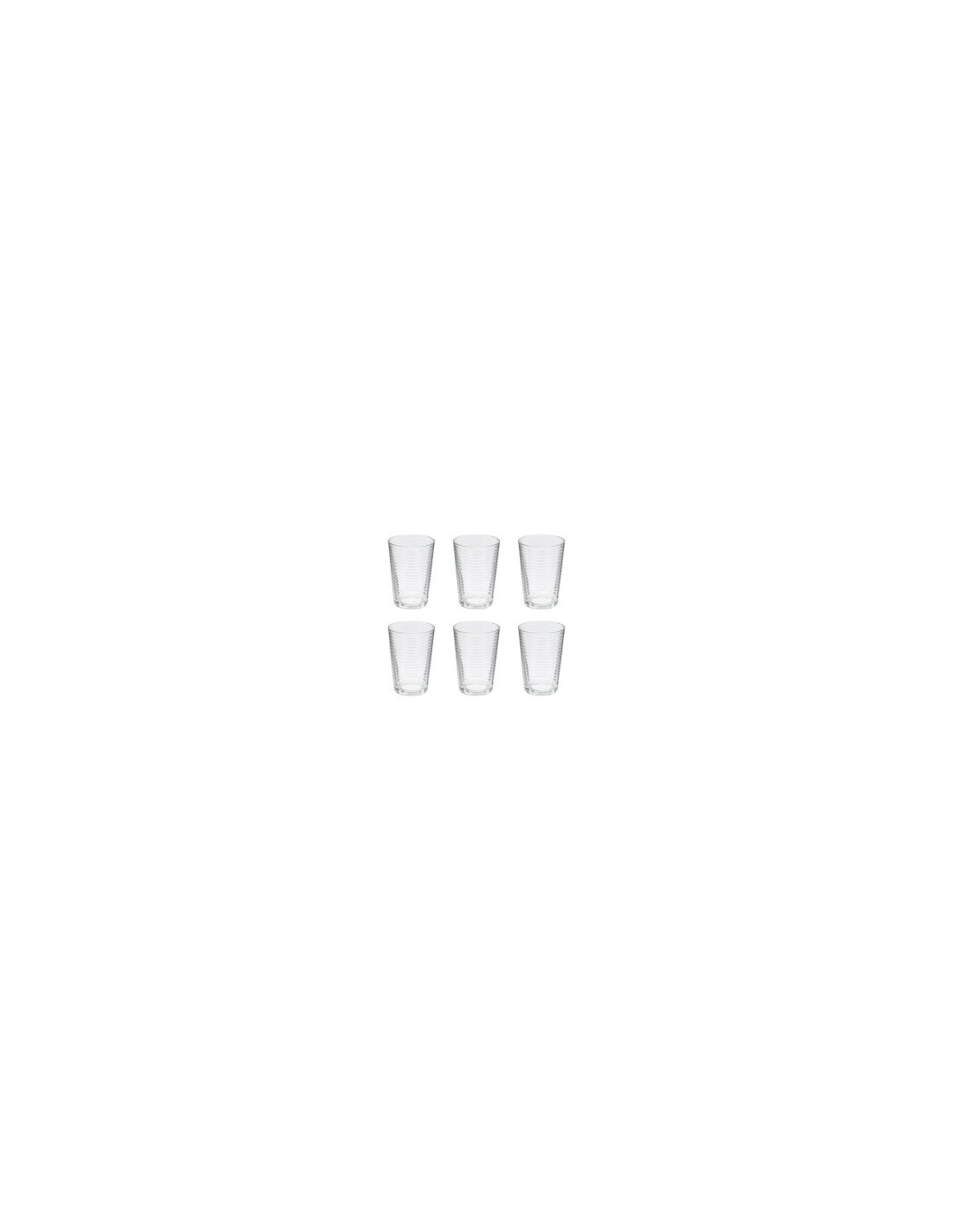 Set 6 bicchieri bassi Vit'eau 20 cl