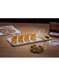 Set di 6 bicchieri da shot Autunno 6 cl in vetro