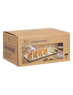 Set di 6 bicchieri da shot Autunno 6 cl in vetro