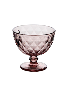 Coppa gelato Lea, 30 cl, rosa, vetro, dimensioni 11x10,2 cm