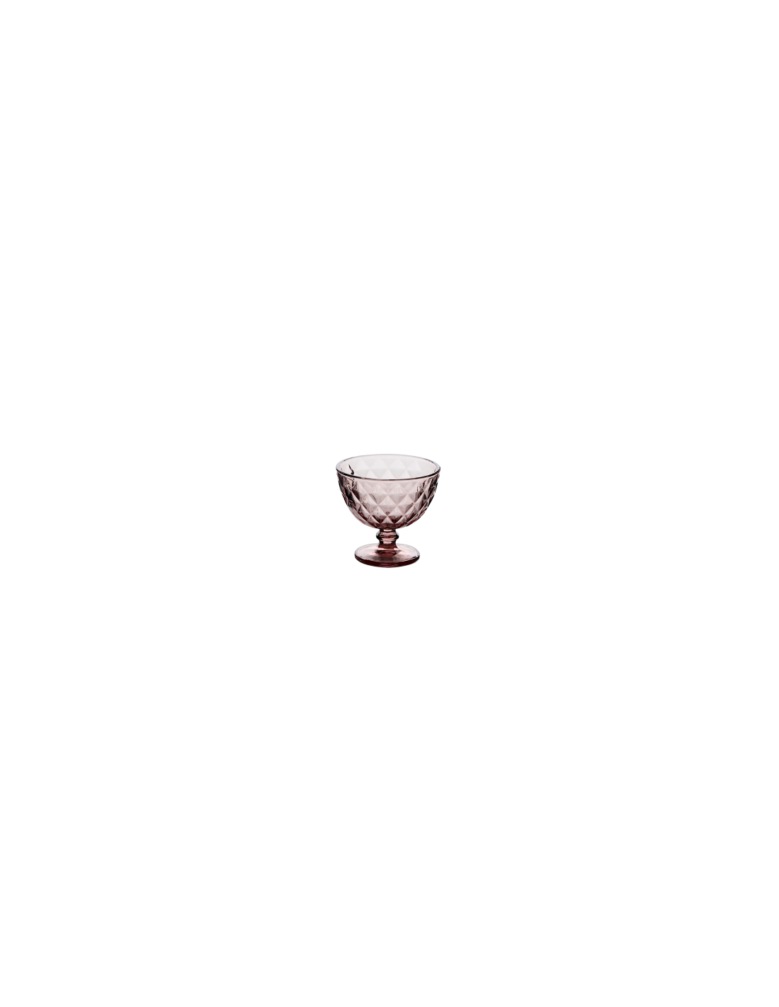 Coppa gelato Lea, 30 cl, rosa, vetro, dimensioni 11x10,2 cm