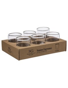 BICCHIERE CAFFE 154365 VETRO 8CL su TreG Ingrosso