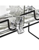 Dispenser moderno in legno 3 x 1,5 L Secret de Gourmet