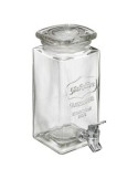 Dispenser moderno in legno 3 x 1,5 L Secret de Gourmet