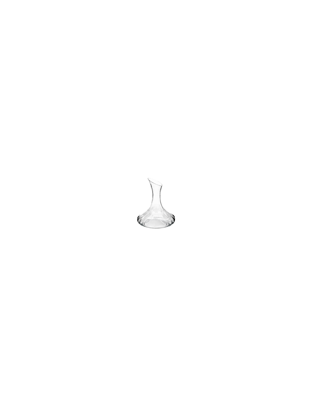 Caraffa Volta, 2 l, vetro trasparente, diametro 21 cm, altezza 25,5 cm
