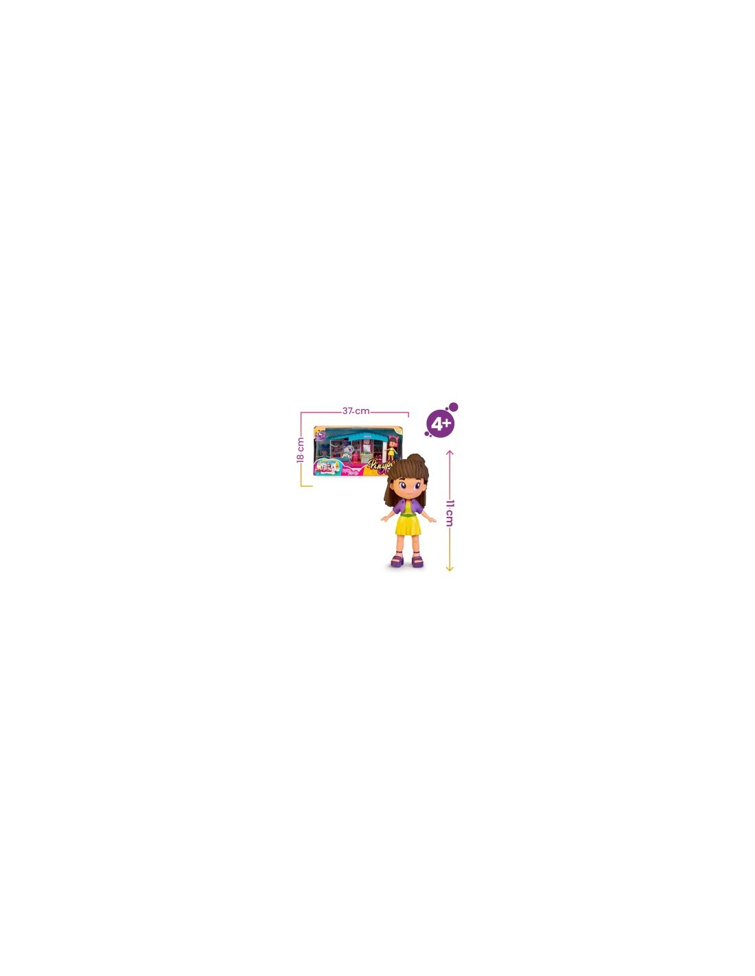 Pinypon Top Style Closet Famosa – Playset Guardaroba Bambole con Accessori