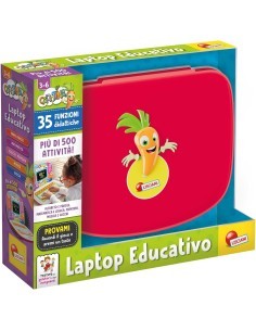CAROTINA, LAPTOP EDUCATIVO, 500 ATTIVITÀ, 35 FUNZIONI, 5 AREE TEMATICHE, 3-6 ANNI