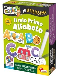 CAROTINA GLI UTILISSIMI MIO PRIMO ALFABETO, IMPARA L’ALFABETO