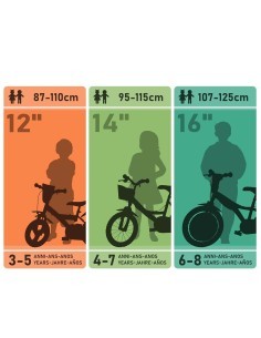 Dino Bikes Bicicletta Batman 14 Pollici per bambini