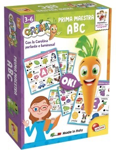 CAROTINA PRIMA MAESTRA ABC, PENNA PARLANTE, SCHEDE INTERATTIVE, ALFABETO