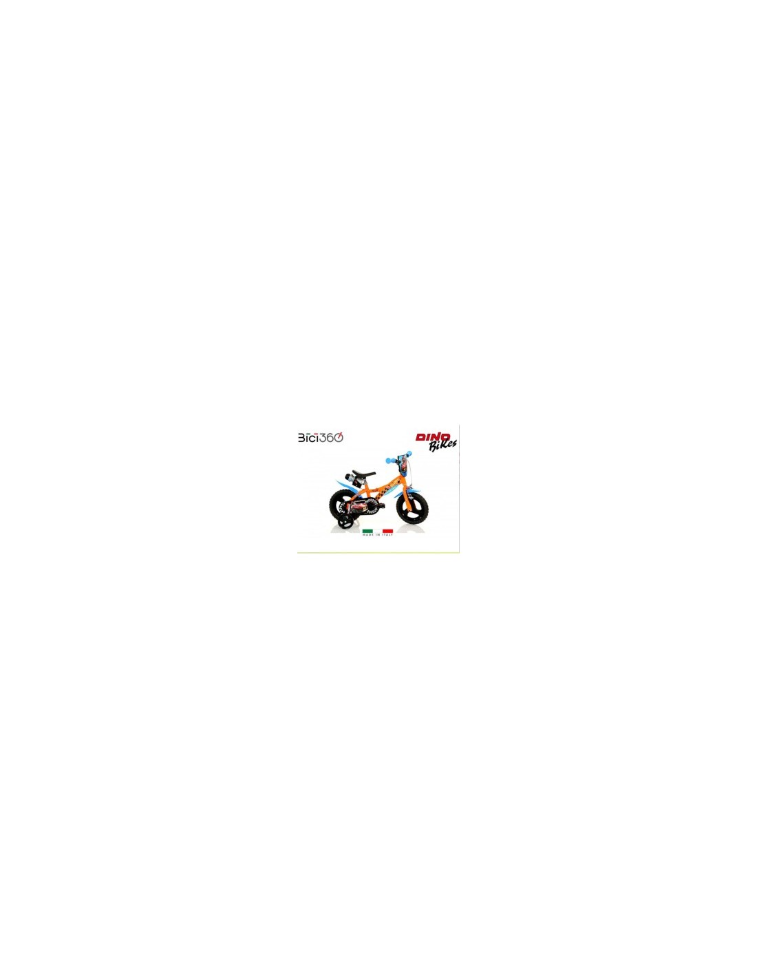 Bicicletta Hot Wheels 12 Pollici con rotelle per bambini