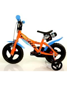 Bicicletta Hot Wheels 12 Pollici con rotelle per bambini