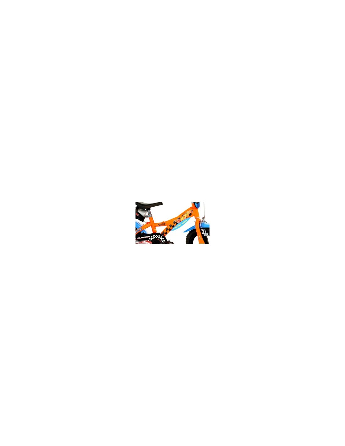 Bicicletta Hot Wheels 12 Pollici con rotelle per bambini