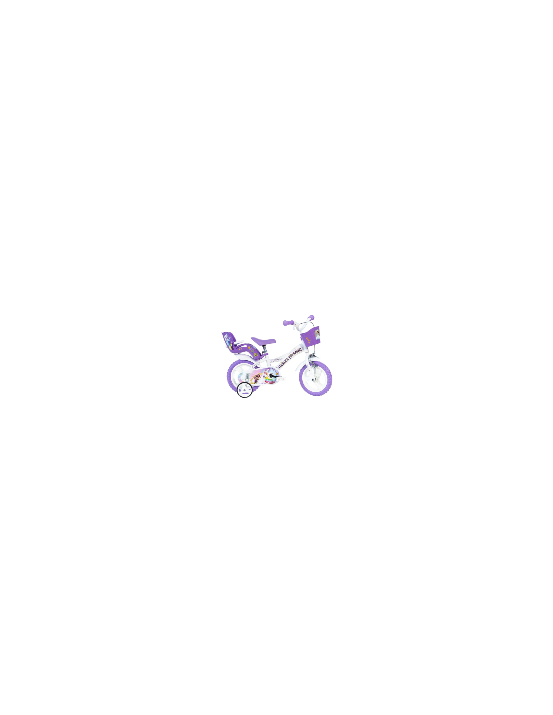 Bicicletta Bambino Dino Bikes Unicorn Academy 12"
