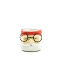 VASO BABBO CON OCCHIALI CEMENTO 9,5X8,5X7,5CM