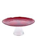ALZATA VETRO ROSSO 28X12CM