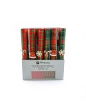 TOVAGLIETTA TARTAN CON PORTATOVAGLIOLI 30X45CM ASSORTITO