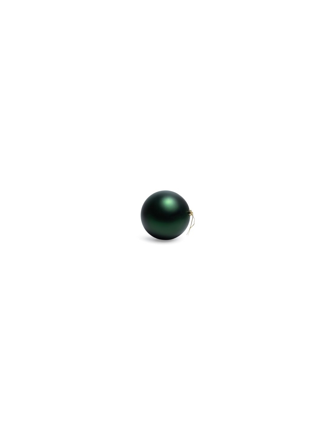 Sfera di Natale verde 20 cm in plastica, La magia di natale per alberi, centrotavola e decorazioni festive