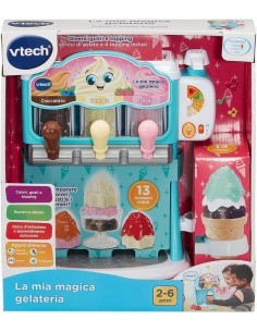 VTech La Mia Magica Gelateria - Gioco Educativo per Bambini 2-6 Anni con 12 Accessori