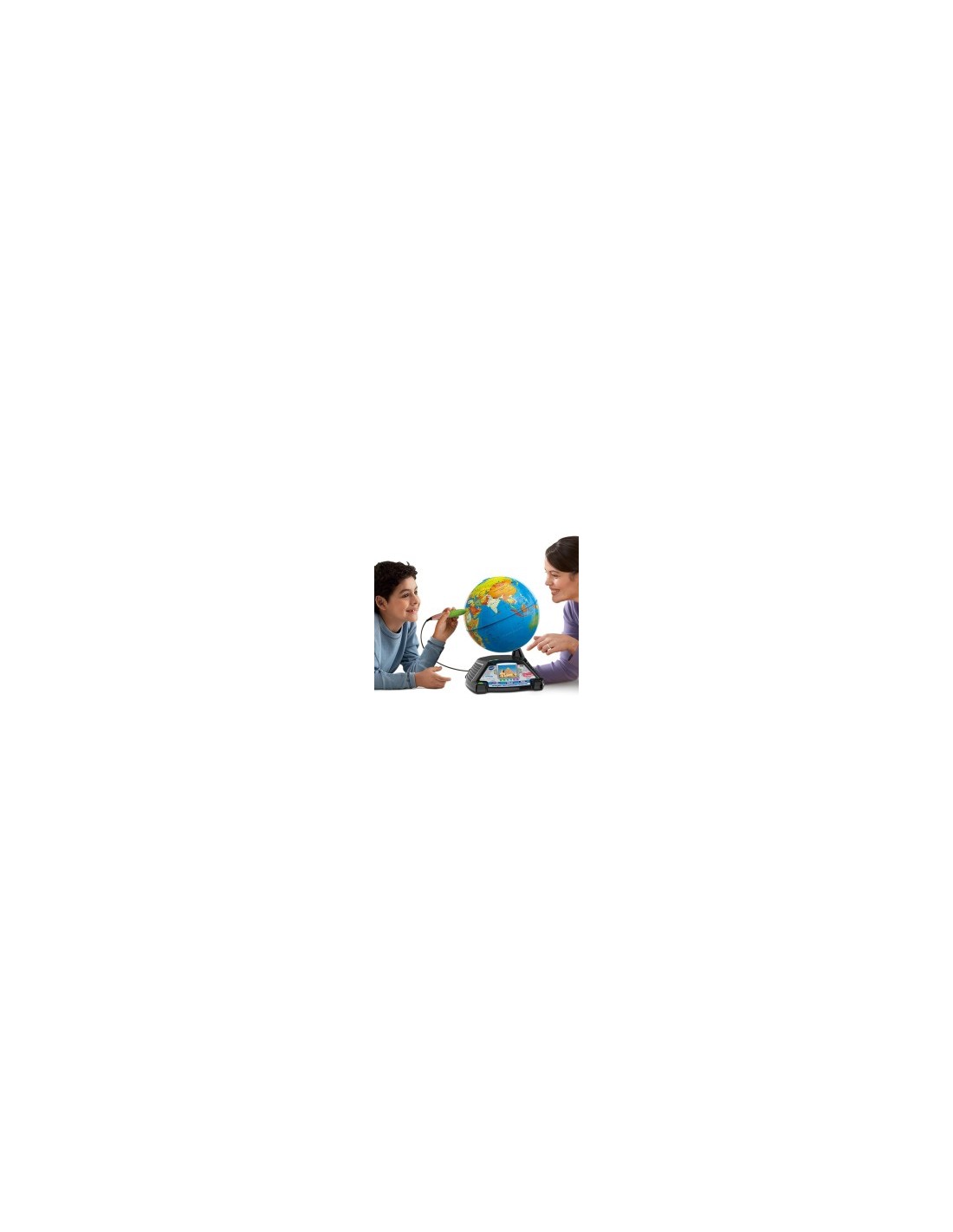 VTech Giramondo - Video Mappamondo Interattivo con Penna Touch e 600 Video Educativi
